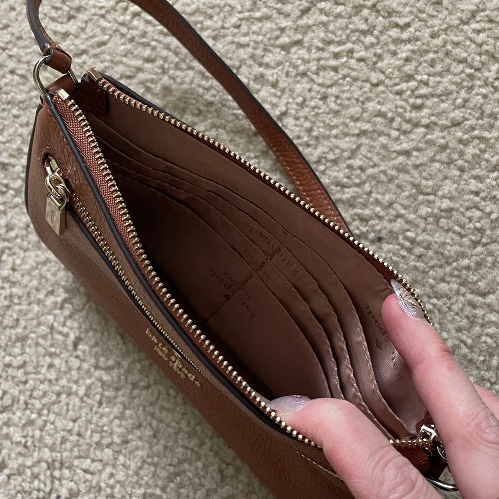 Kate Spade Tan Leather Shoulder Bag - Picture 3 of 3